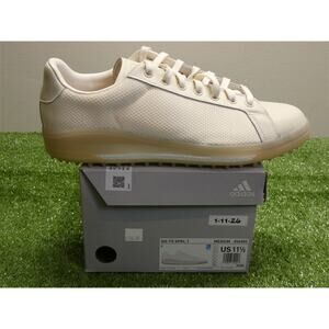 Adidas Men's Go-To Spikeless 1 Golf Shoes Size 11.5 Beige/Chalk White New